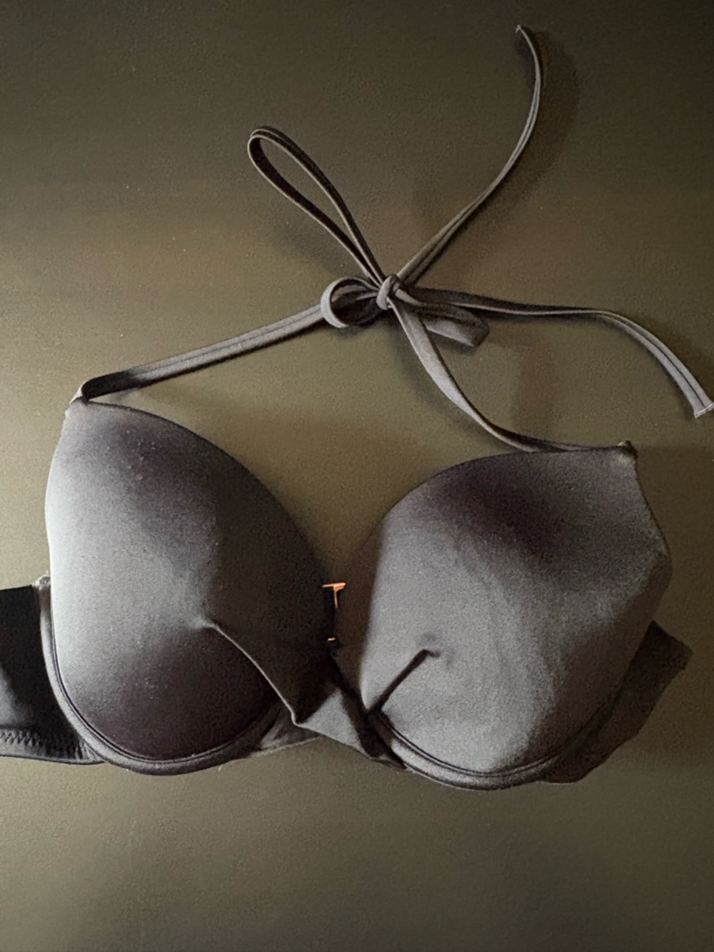 Shade & Shore Black Bikini Swim Top Size 34B